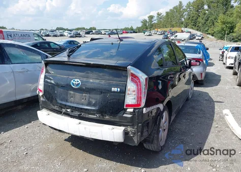 2012 Toyota Prius Five z USA, uszkodzony, nr VIN JTDKN3DU4C5486117